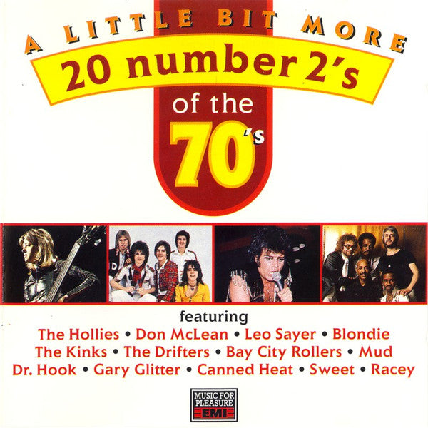 Various : A Little Bit More - 20 Number 2's Of The 70's (CD, Comp, Mono)