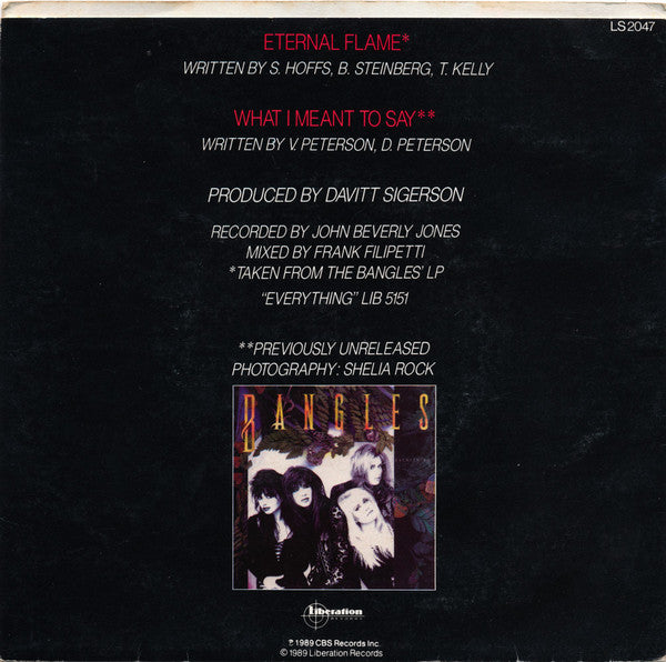 Bangles : Eternal Flame (7", Single)