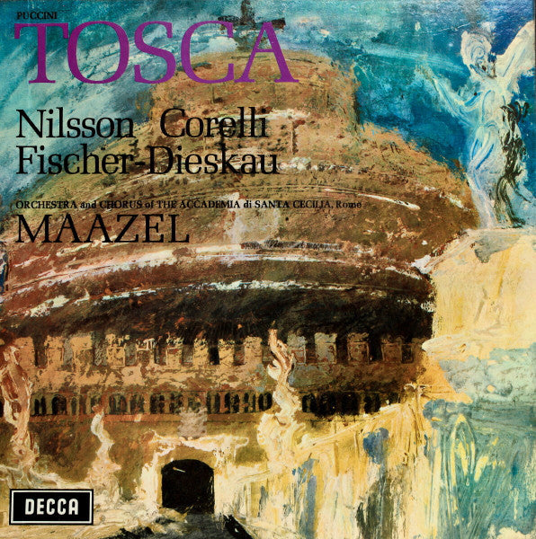 Puccini*, Nilsson*, Corelli*, Fischer-Dieskau*, Orchestra* And Chorus Of The Accademia Nazionale Di Santa Cecilia, Rome*, Maazel* : Tosca (2xLP, RE + Box)