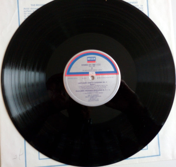 Kiri Te Kanawa, English Chamber Orchestra ∙ Jeffrey Tate, Joseph Canteloube / Heitor Villa-Lobos : Chants D'Auvergne (Vol. 2) / Bachianas Brasileiras No. 5 (LP)