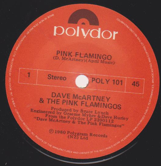 Dave McArtney & The Pink Flamingos : Pink Flamingo (7", Single)