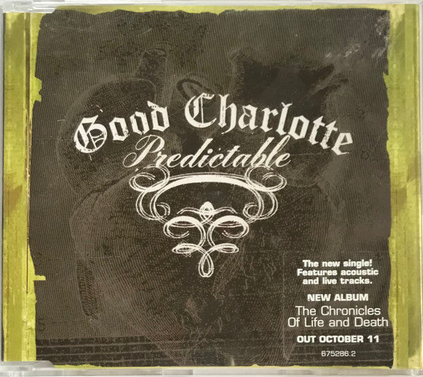 Good Charlotte : Predictable (CD, Maxi, Enh)