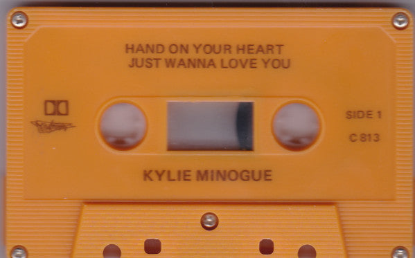 Kylie Minogue : Hand On Your Heart (Cass, Single, Yel)