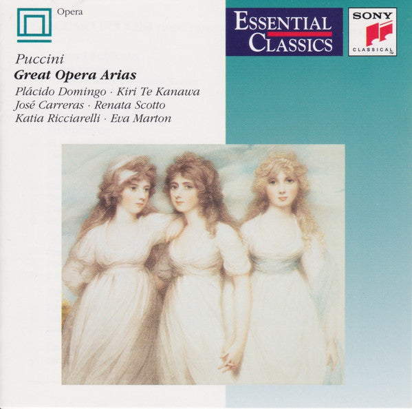 Puccini*, Placido Domingo, Kiri Te Kanawa, José Carreras, Renata Scotto, Katia Ricciarelli, Éva Marton : Great Opera Arias (CD, Comp)