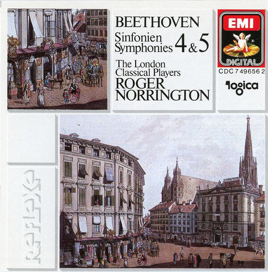 Ludwig van Beethoven - London Classical Players, Roger Norrington : Symphonies 4 & 5 (CD, Album)