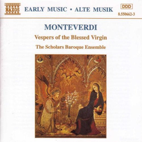 Monteverdi* / The Scholars Baroque Ensemble : Vespers Of The Blessed Virgin (2xCD, Album)