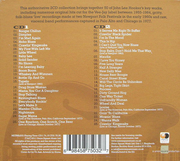 John Lee Hooker : Boogie Chillun (2xCD, Album, Comp)