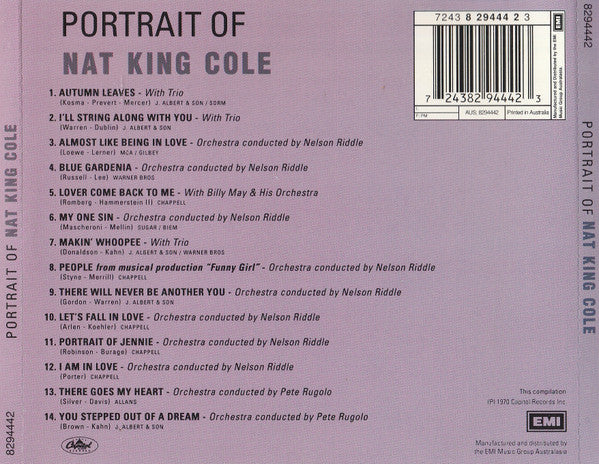 Nat King Cole : Portrait Of Nat King Cole (CD, Comp)