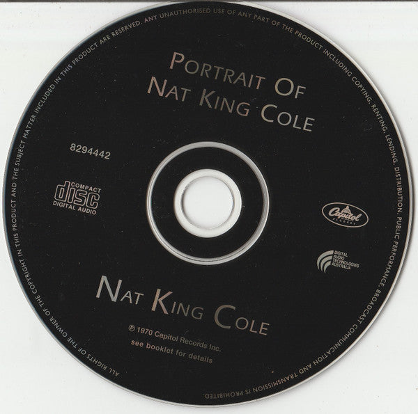 Nat King Cole : Portrait Of Nat King Cole (CD, Comp)