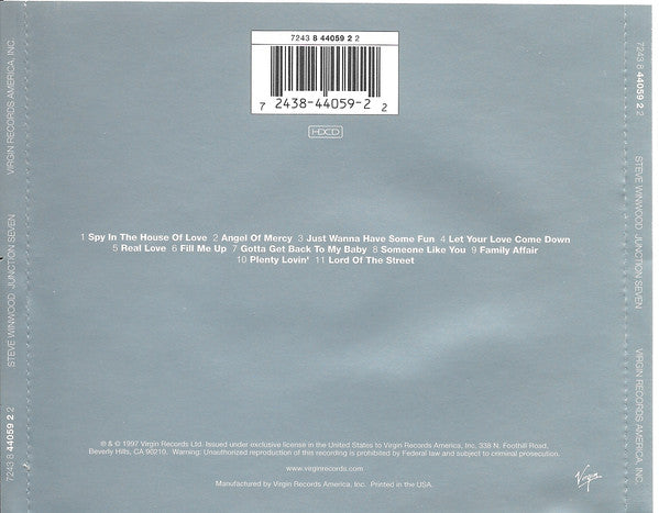 Steve Winwood : Junction Seven (HDCD, Album)