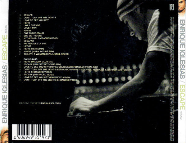 Enrique Iglesias : Escape (CD, Album + CD, Enh + Exc)