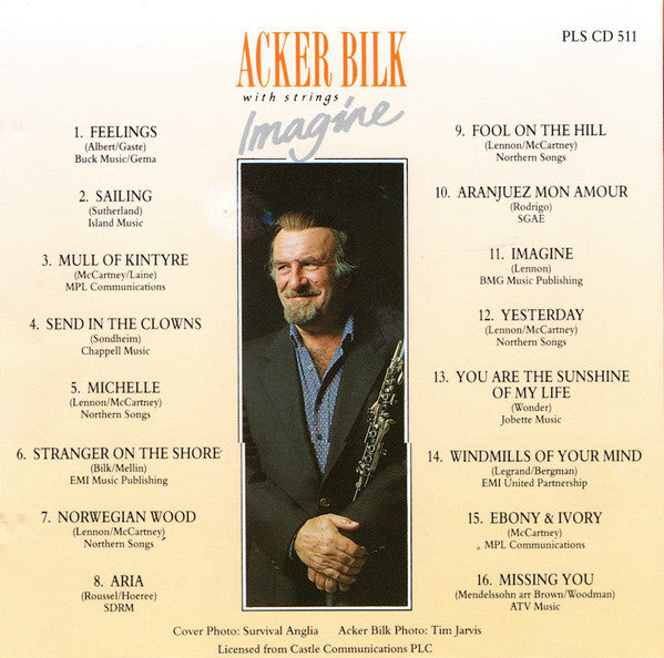 Acker Bilk : Imagine (CD, Album, Comp)