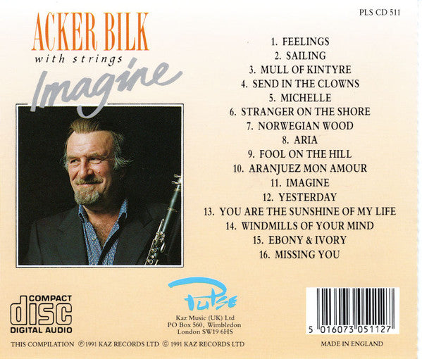Acker Bilk : Imagine (CD, Album, Comp)