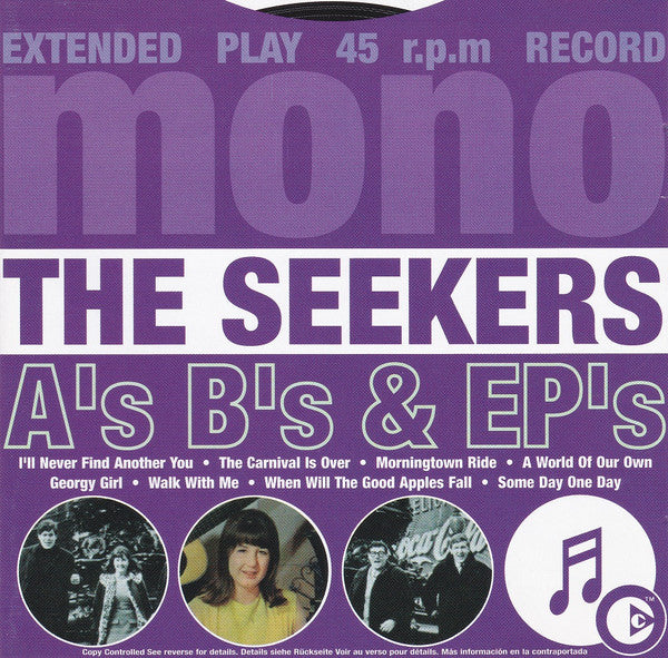 The Seekers : A's B's & EP's (CD, Comp, Mono, Copy Prot.)