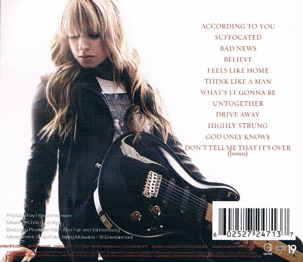 Orianthi : Believe (CD, Album)