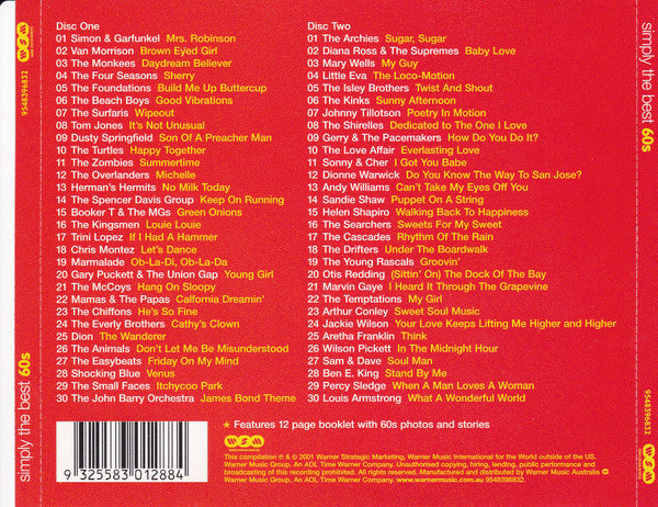 Various : Simply The Best 60s (2xCD, Comp)