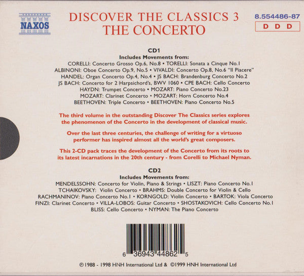 Various : Discover The Classics 3 - The Concerto (2xCD, Comp, Dis)