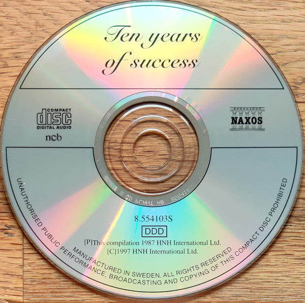 Various : Ten Years Of Success (CD, Album, Comp, Enh)