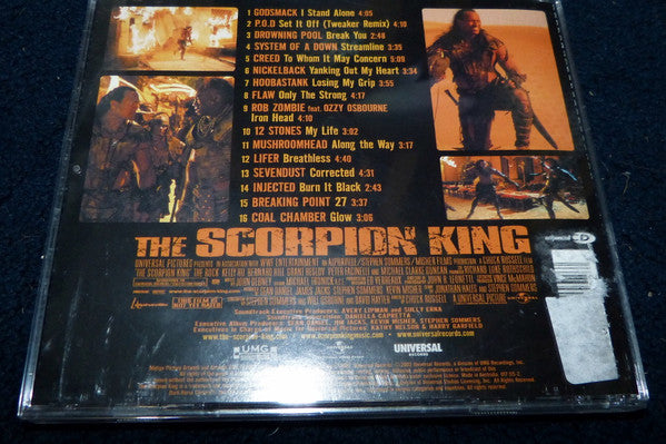 Various : Music From And Inspired By The Motion Picture The Scorpion King (CD, Comp, Enh)