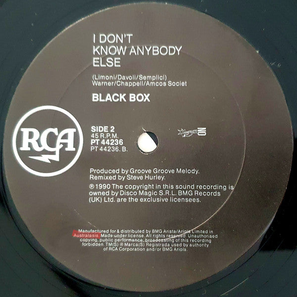 Black Box : Blackboxedtotalmix (12", Single)