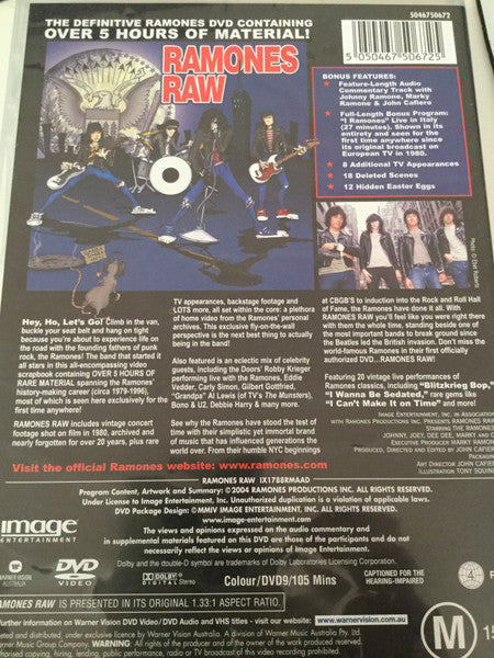 Ramones : Raw (DVD, PAL)
