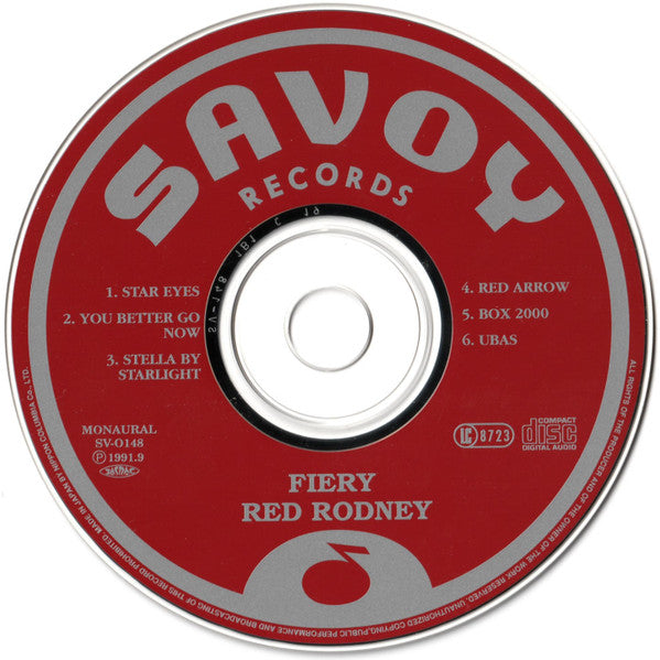 Red Rodney : Fiery (CD, Album, Mono, RE, RM)