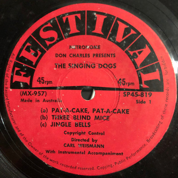 Don Charles Presents The Singing Dogs : Oh! Susanna (7", Single)