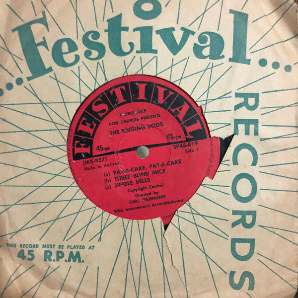 Don Charles Presents The Singing Dogs : Oh! Susanna (7", Single)