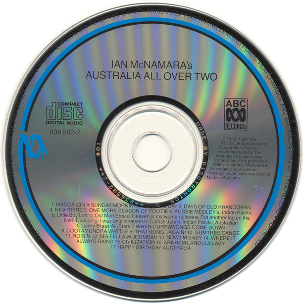 Ian McNamara : Ian McNamara's Australia All Over, Vol. 2 (CD, Comp)