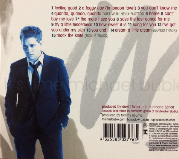 Michael Bublé : It's Time (CD, Album, Ltd)