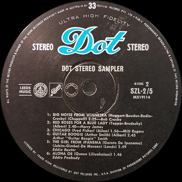 Various : Dot Stereo Sampler (LP, Smplr)