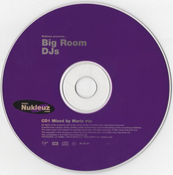 Mario Piu* & Nick Sentience : Big Room DJs (2xCD, Mixed)