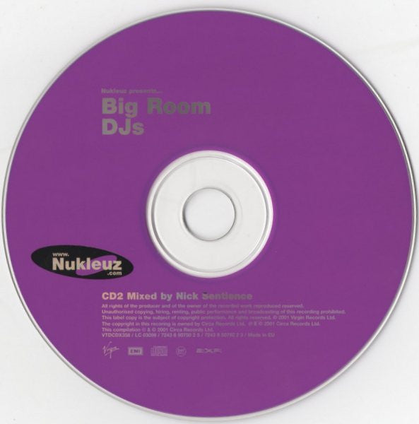 Mario Piu* & Nick Sentience : Big Room DJs (2xCD, Mixed)