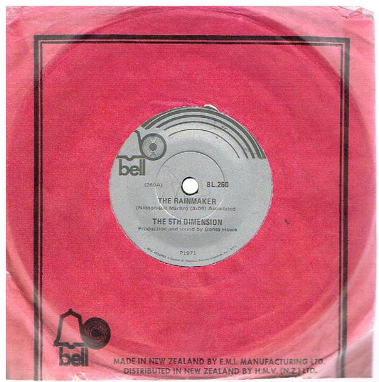 The Fifth Dimension : The Rainmaker / Puppet Man (7", Single)