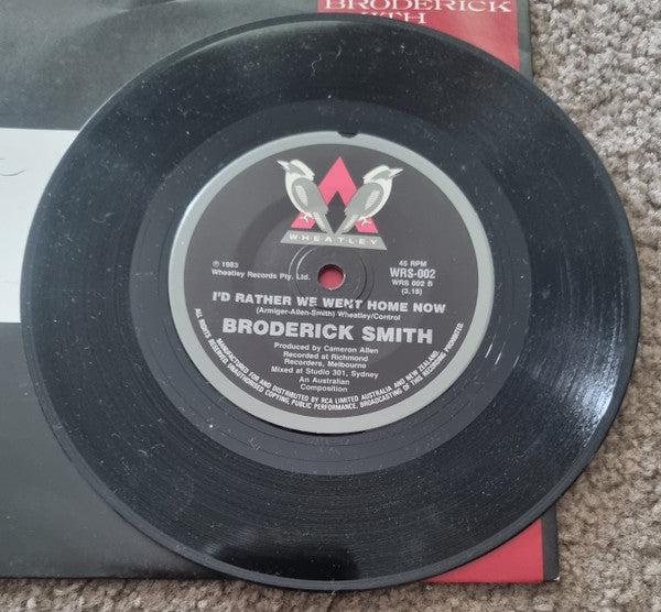 Broderick Smith : Vision Of You (7", Single, pic)