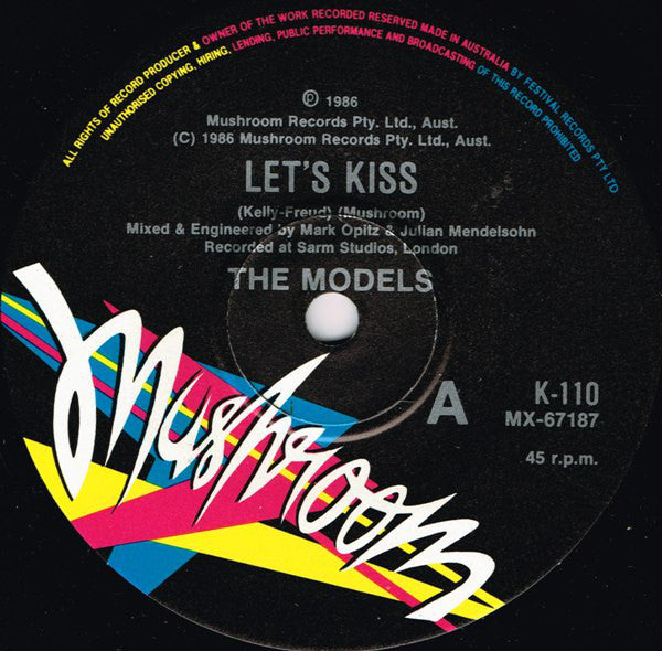 Models (2) : Let's Kiss (7", Single)