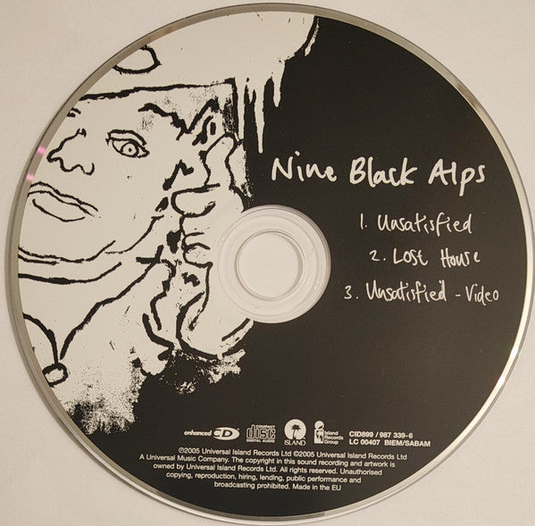 Nine Black Alps : Unsatisfied (CD, Single, Enh)