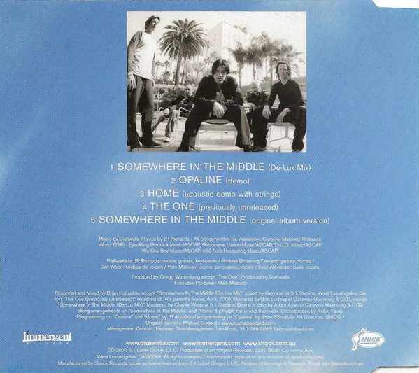 Dishwalla : Somewhere In The Middle (CD, Single)