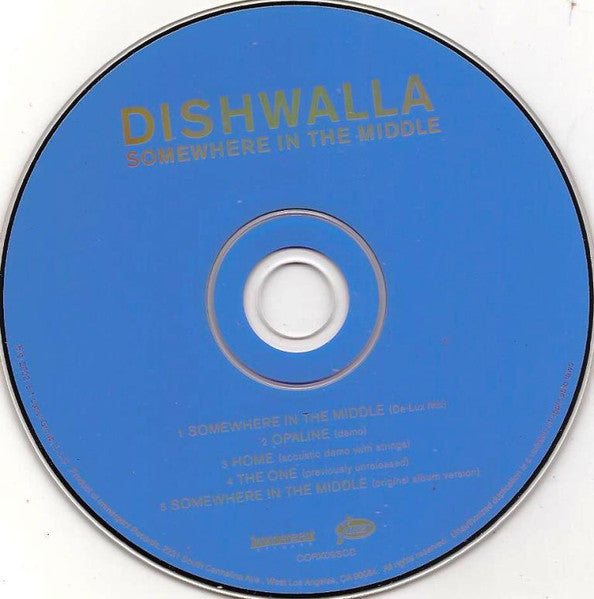 Dishwalla : Somewhere In The Middle (CD, Single)