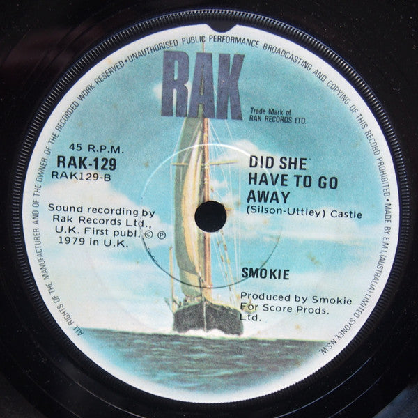 Smokie : Babe It's Up To You (7", Single)