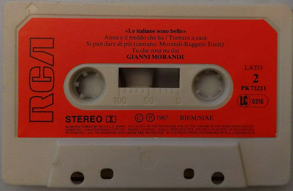 Gianni Morandi : Le Italiane Sono Belle (Cass, Album, Dol)