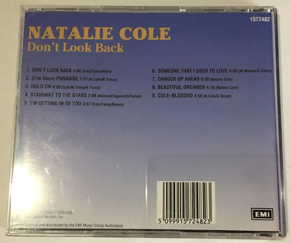 Natalie Cole : Don't Look Back (CD, Album, RE)