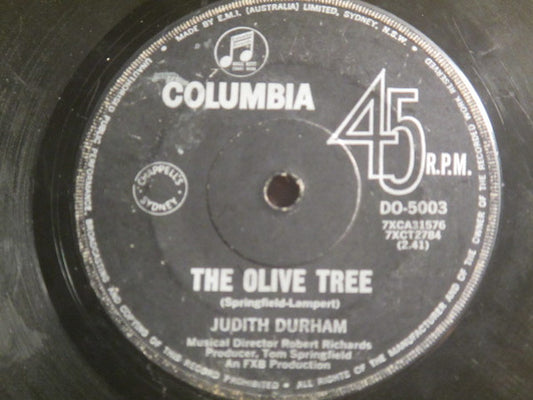 Judith Durham : The Olive Tree (7", Single)