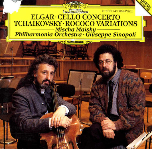 Elgar*, Tchaikovsky* - Mischa Maisky, Philharmonia Orchestra, Giuseppe Sinopoli : Cello Concerto / Rococo Variations (CD)