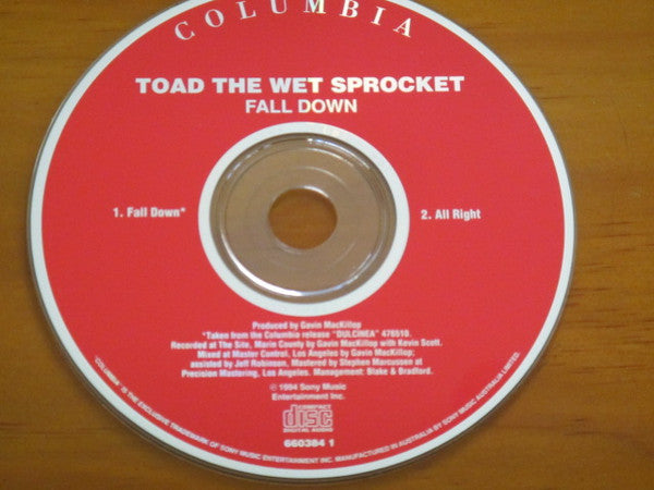 Toad The Wet Sprocket : Fall Down (CD, Single, Car)