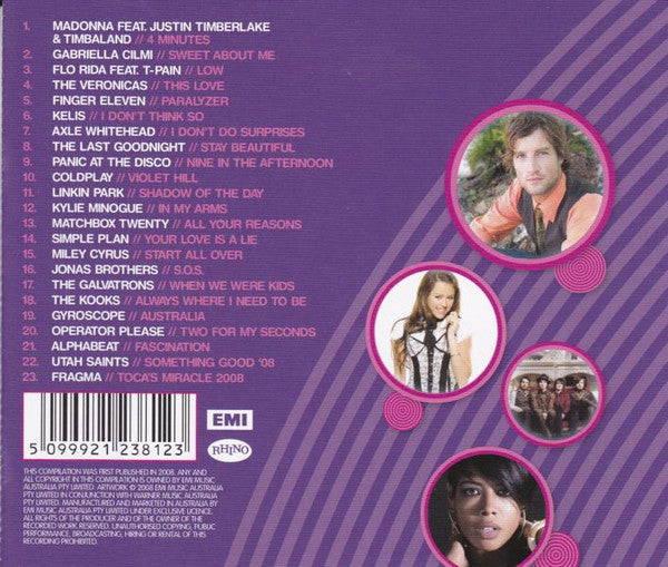 Various : Now The Hits Of Winter 2008 (CD, Comp)