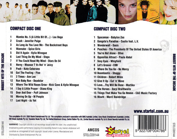 Various : Biggest Hits Of The Decade (2xCD, Comp)