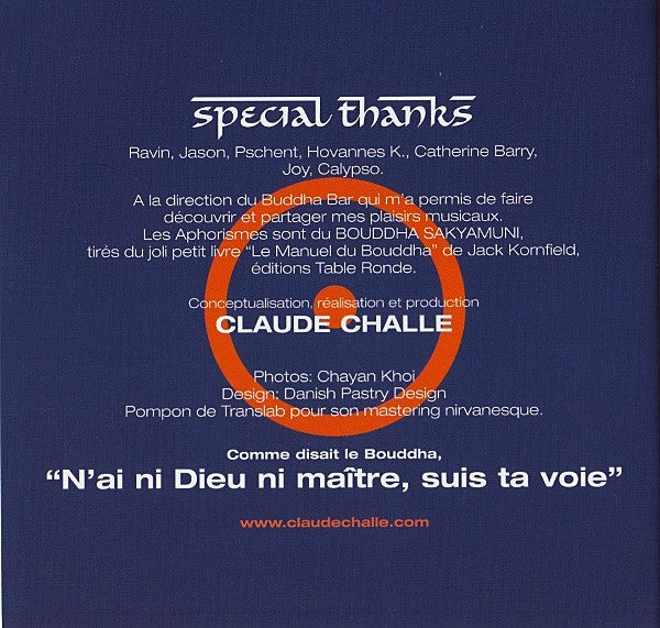 Claude Challe : Buddha-Bar (2xCD, Comp, Mixed, RE, Cla)