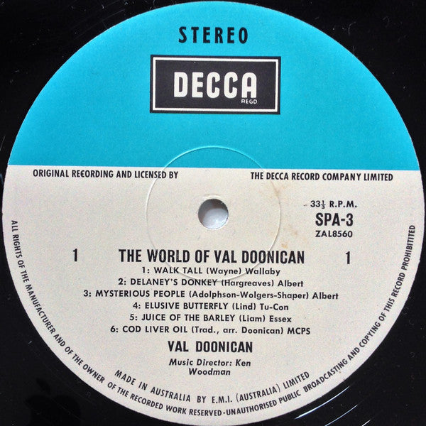 Val Doonican : The World Of Val Doonican (LP, Comp)