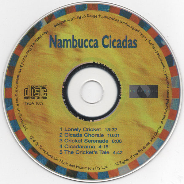 Stewart D'Arrietta : Nambucca Cicadas (CD, Album)